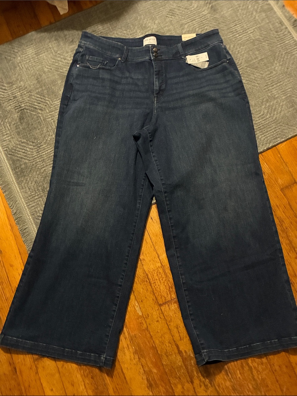 Lane Bryant Dark Blue Wide Leg Women’s Jeans